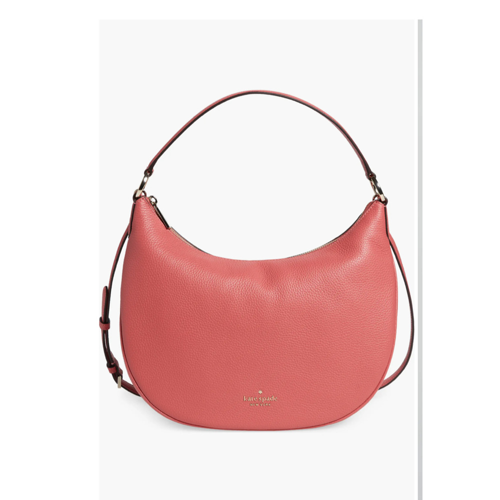 NWT Kate Spade New York Weston Pebbled Leather Shoulder Bag - Masons Brick